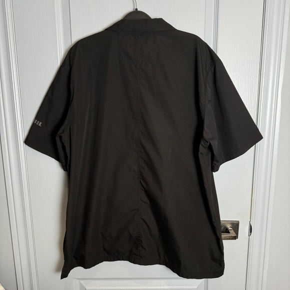 Harley Davidson Button Up Shirt Short Sleeve Mens XL Black Skulls Bar Motorcycle - Picture 7 of 14